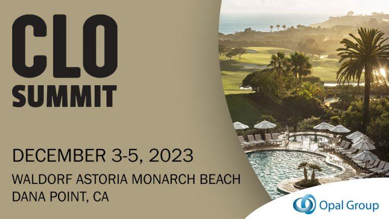 Opal Group Announces CLO Summit: Empowering Investors in Asset-Backed Finance