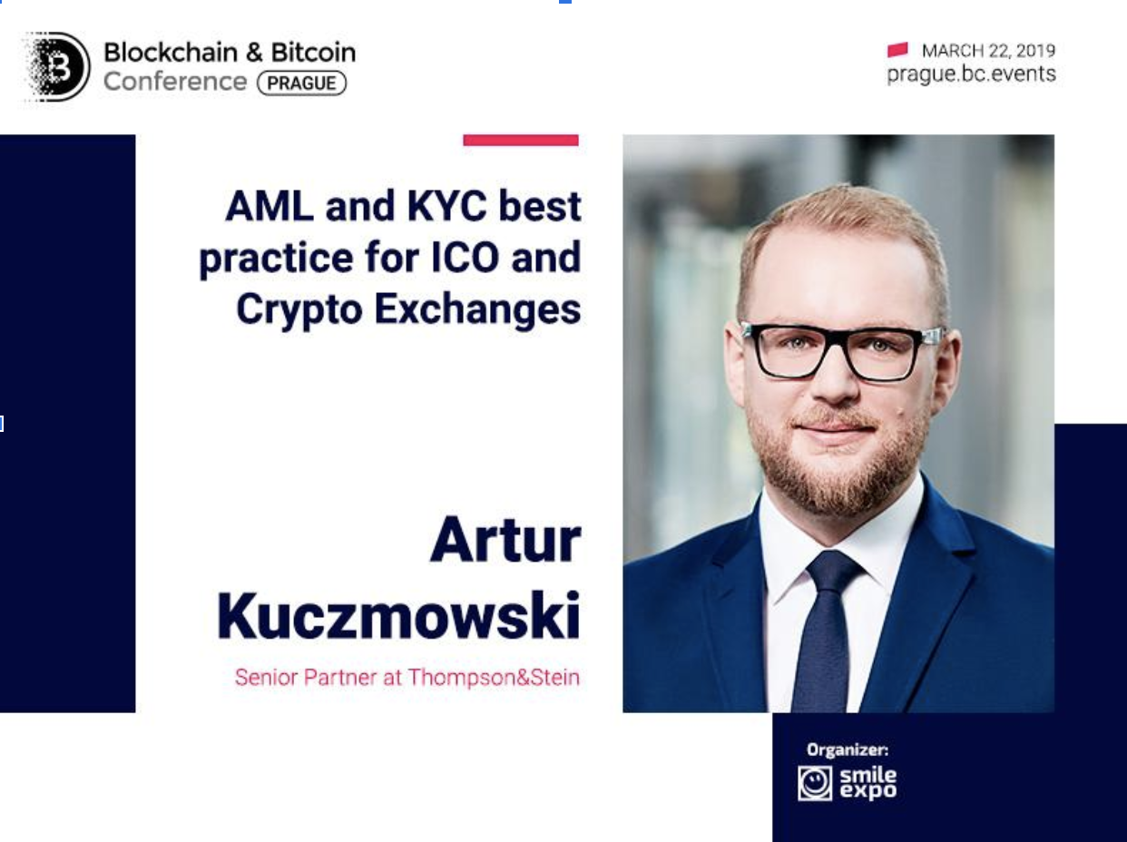 Senior Partner at Thompson&Stein, Artur Kuczmowski, Will Talk About AML & KYC Policies for Crypto Exchanges