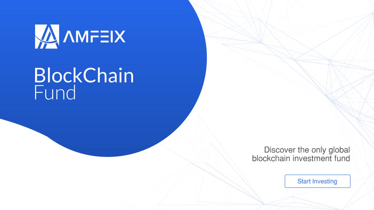 The AMFEIX Fund – a great alternative for investing your BITCOIN  [Sponsored]