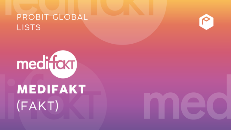 Token of World’s Patient Data Aggregator Lists on ProBit Global